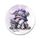 Cuki áfonyás manó mintás pohár alátét