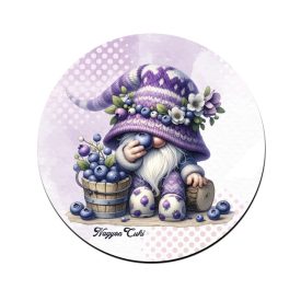 Cuki áfonyás manó mintás pohár alátét