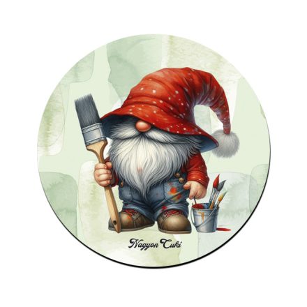 Festő Ezermester manó mintás bögre alátét