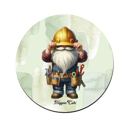 Építész Ezermester manó mintás bögre alátét