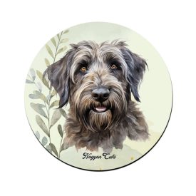 Briard portré mintás bögre alátét