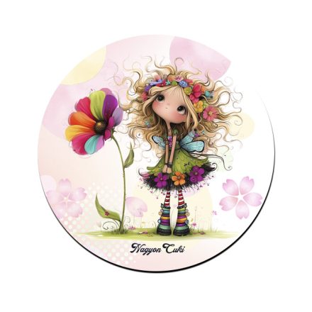 Nagyon édes virág tündér pohár alátét