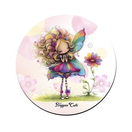 Cuki virág tündér pohár alátét