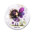 Cuki ibolya virágos tündér pohár alátét