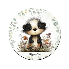   Az éjszakák vándora, édes kis borz mintás pohár alátét