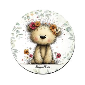 A legcukibb tavaszi macika mintás pohár alátét