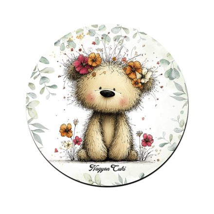 A legcukibb tavaszi macika mintás pohár alátét