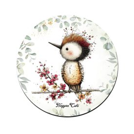   Tündéri harkály, az erdő kis dobosa mintás pohár alátét