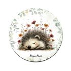 A kert kis álmodozója, cuki süni mintás pohár alátét