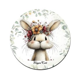 Tavasz hírnöke, a mezei nyuszi mintás pohár alátét