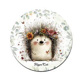 A rét mosolygós cukisága, a süni mintás pohár alátét