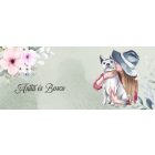 Kérd a neveddel - Én és a fehér kutyám mintás bögre