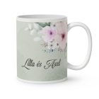 Kérd a neveddel - Én és a fehér kutyám mintás egyedi bögre