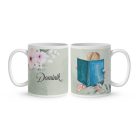 Kérd a neveddel - Ő a legjobb barátom mintás egyedi bögre