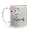 Kérd a neveddel - Ő a legjobb barátom mintás egyedi bögre