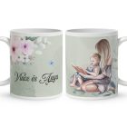 Kérd a neveddel -  Mese Együtt Anyával mintás egyedi bögre