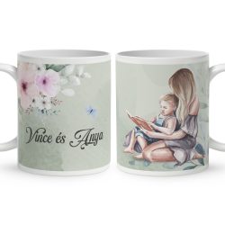Kérd a neveddel -  Mese Együtt Anyával mintás egyedi bögre