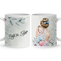 Kérd a neveddel -  Mese Együtt Anyával mintás egyedi bögre