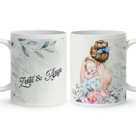 Kérd a neveddel -  Mese Együtt Anyával mintás egyedi bögre