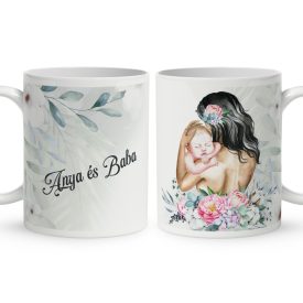 Kérd a neveddel -  Mese Együtt Anyával mintás egyedi bögre