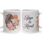 Kérd a neveddel -  Mese Együtt Anyával mintás egyedi bögre