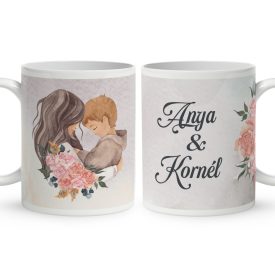 Kérd a neveddel -  Mese Együtt Anyával mintás egyedi bögre