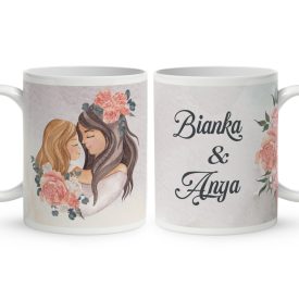 Kérd a neveddel -  Mese Együtt Anyával mintás egyedi bögre