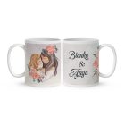 Kérd a neveddel -  Mese Együtt Anyával mintás egyedi bögre