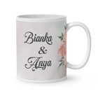 Kérd a neveddel -  Mese Együtt Anyával mintás egyedi bögre