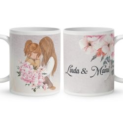 Kérd a neveddel -  Mese Együtt Anyával mintás egyedi bögre