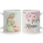 Kérd a neveddel -  Mese Együtt Anyával mintás egyedi bögre