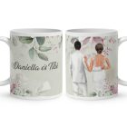 Kérd a neveddel - Esküvőnk napja mintás bögre