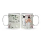 Kérd a neveddel - Esküvőnk napja mintás bögre