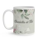 Kérd a neveddel - Esküvőnk napja mintás bögre