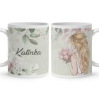 Kérd a neveddel - Esküvőnk napja mintás egyedi bögre