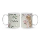 Kérd a neveddel - Esküvőnk napja mintás egyedi bögre