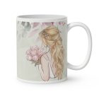 Kérd a neveddel - Esküvőnk napja mintás egyedi bögre