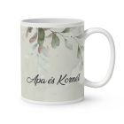 Kérd a neveddel - Apa és Fia pillanat mintás bögre