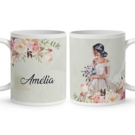 Kérd a neveddel - A menyasszony - Esküvő mintás bögre