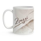 Kérd a neveddel - Cuki süni mintás egyedi bögre