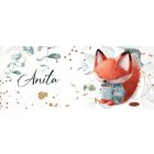 Kérd a neveddel - Kávés róka mintás bögre