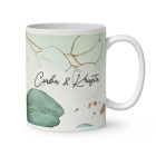 Kérd a neveddel - Kávés róka mintás egyedi bögre