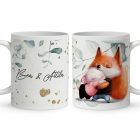 Kérd a neveddel - Nyuszi és Róka mintás bögre