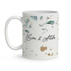 Kérd a neveddel - Nyuszi és Róka mintás bögre