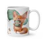 Kérd a neveddel - Nyuszi és Róka mintás egyedi bögre