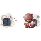 Kérd a neveddel - Maci és nyuszi mintás bögre