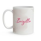 Kérd a neveddel - Maci és nyuszi mintás egyedi bögre