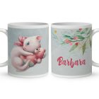 Kérd a neveddel - Cuki corgi kutyus mintás egyedi bögre