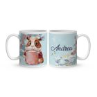 Kérd a neveddel - Édes kis panda mintás egyedi bögre