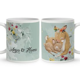 Kérd a neveddel - Tündéri Őzikék mintás bögre